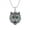 Green Eyes, variant on Women Men's Zodiac Tiger Pendant Necklace Stainless Steel Personalized Hip Hop Retro Animal Chain Jewelry Blue Eyes