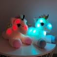 thumbnail image 2 of Unicornio Luminoso Unicornio De Dibujos Animados Juguete De Peluche Led Adorno De Unicornio Eigraketly HA046752-01, 2 of 6