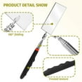 thumbnail image 2 of 2 Pcs Telescoping Inspection Mirror, Rectangle Telescopic Mechanic Mirrors, 2 of 10