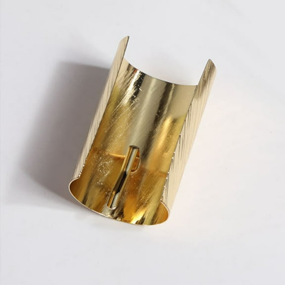 REOFLYUP Metal Hair Barrette for Women Minimalist Brushed Finish 1Pack