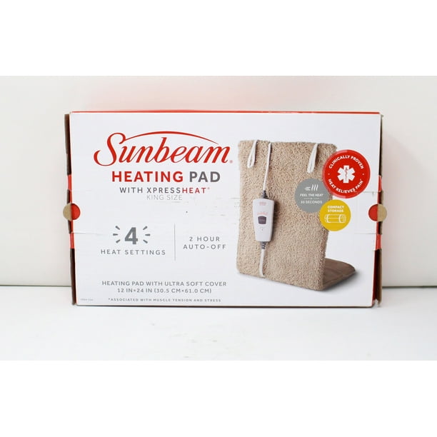Sunbeam Heating Pad with XpressHeat King Size