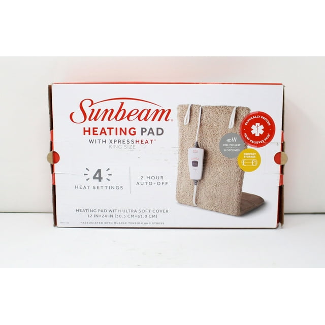 Sunbeam Heating Pad With Xpressheat King Size