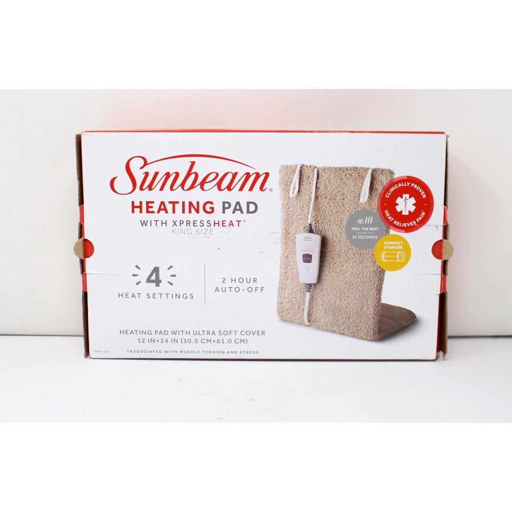 Sunbeam Heating Pad with XpressHeat King Size