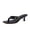 Black, variant on Marlin Low Kitten Heels for Women, Thong Style Dressy Heeled Womens Sandals with Adjustable Buckle Closure