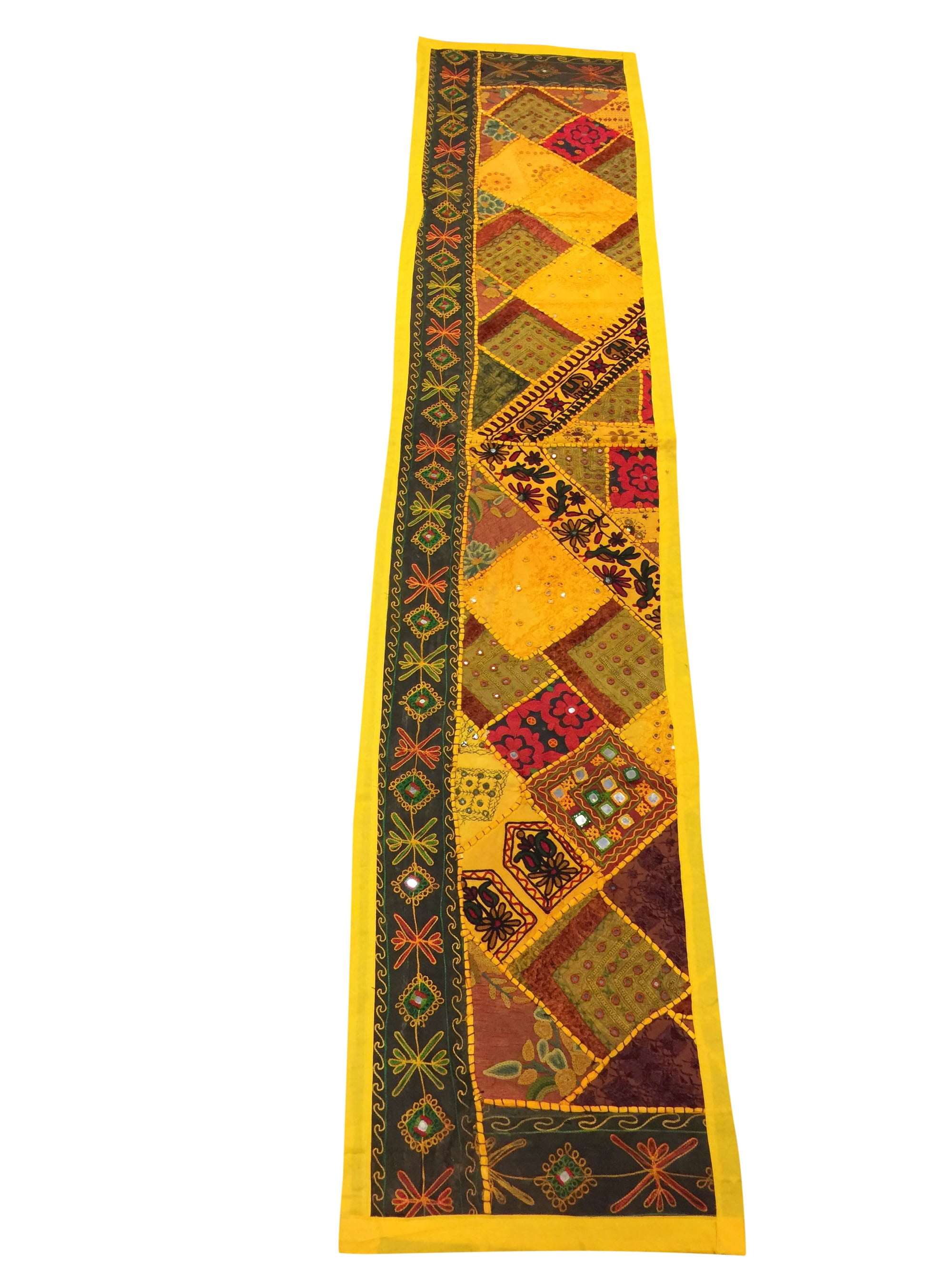 Indian Ethnic Patchwork Table Runner mogulinteriorsite