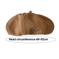 thumbnail image 2 of Gorro de boina, gorro cálido de invierno estilo color para mujeres y niñas, 2 of 5