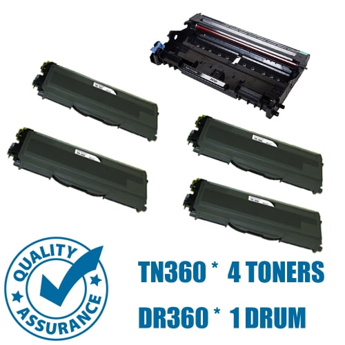 Printer Pro™ 4 Toners & Tambour Brother TN360 & DR360-Brother Imprimante HL-2140/2170/DCP-7030/MFC-7340/7840W