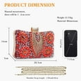 thumbnail image 3 of Women Rhinestone Evening Bag Multicolor Clutch Bag Bridal Wedding Purse Luxury Crystal Handbag Glitter Shoulder Bag, 3 of 6