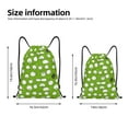 thumbnail image 3 of Bingfone Funny Sheep Doing Yoga Drawstrings Backpacks Bags for Men Women Gym Drawstrings Bag-Medium, 3 of 8