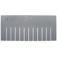 thumbnail image 1 of Quantum Storage Systems DL93080 Paravent Long pour Conteneur à Grille Divisible DG93080, Gris, Lot de 6, 1 of 2
