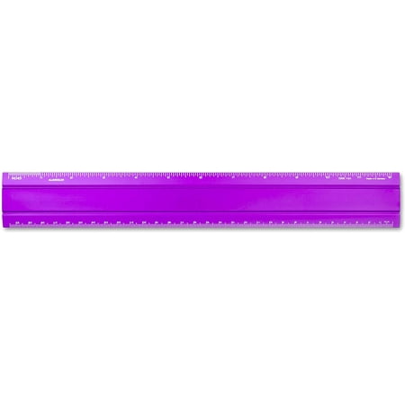 Alumicolor Aluminum Office Ruler, 12IN, Purple | Walmart Canada