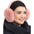 thumbnail image 1 of Ear Muffs For Women - Winter Ear Warmers - Soft Warm Cable Knit Furry Fleece Earmuffs - Ear Covers For Cold Weather, 1 of 5