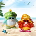 thumbnail image 2 of BQBQERT 2pcs Beach Scandinavian Tomte Nisse Home Farmhouse Kitchen Tiered Tray Decorations, 2 of 8