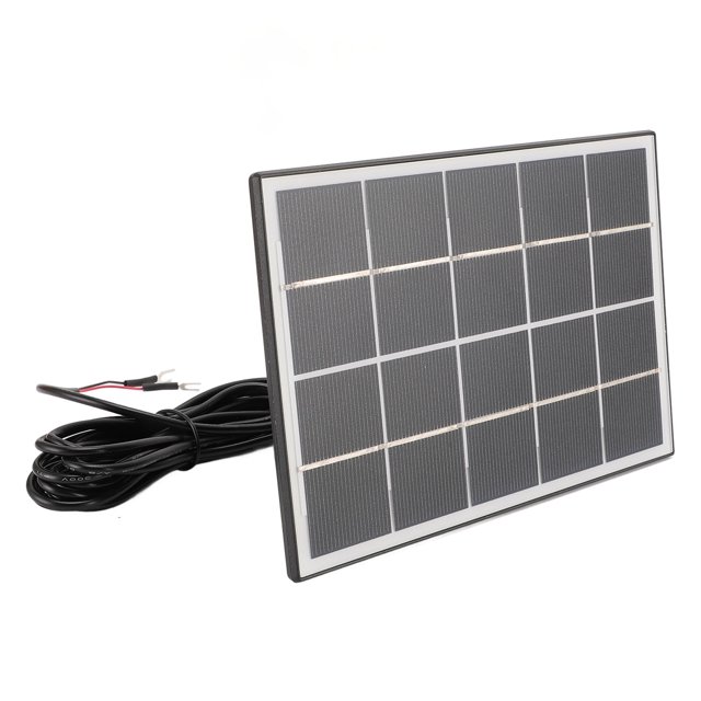 3W Monocrystalline Solar Panel Charger Wall Mounted, For Security Camera and Video Doorbell 4, 3 Plus, 2