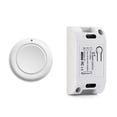 thumbnail image 1 of Interruptor de Luz InaláMbrico para el Hogar Inteligente RF 433 MHz Control Remoto AC 110V 220V BotóN Pulsador del Receptor Interruptor de LáMpara del Techo del Dormitorio, 1 of 5