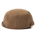 thumbnail image 5 of Byfri Men's Cotton Flat Cap Coffee Adjustable Newsboy Hat Breathable Beret-Style for Golf Driving Travel, 5 of 7