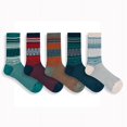 thumbnail image 5 of Calcetines de otoño e invierno sin hueso, estilo étnico vintage, calcetines dobles, calcetines de algodón peinado para hombre, 5 of 5