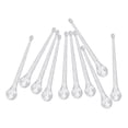 thumbnail image 4 of 10 Piezas De pstica Gota De Lluvia Colgante Piezas De Lámpara Colgantes Carámbanos Decoración Colcomx araña colgante de cristal, 4 of 8
