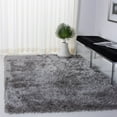 thumbnail image 3 of SAFAVIEH Vegas Aditi Modern Shag Area Rug, 8' x 8' Square, Grey, 3 of 9