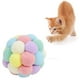 thumbnail image 1 of Billuyoard Juguete de campana seguro y ecológico para gatos, regalo para amantes de los gatos, pelota de felpa para gatos, pelota de campana de Juguetes para gatos No.3, 1 of 6