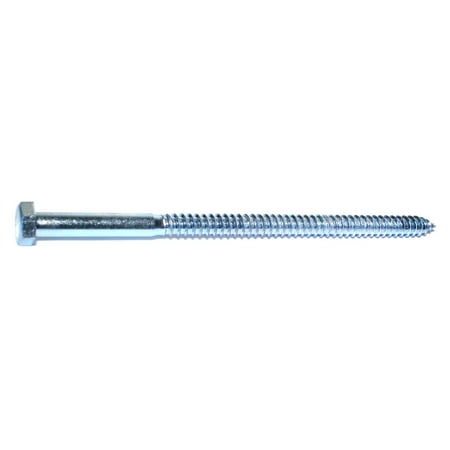 

5/8 x 12 Zinc Plated Grade 2 / A307 Steel Hex Head Lag Screws (20 pcs)