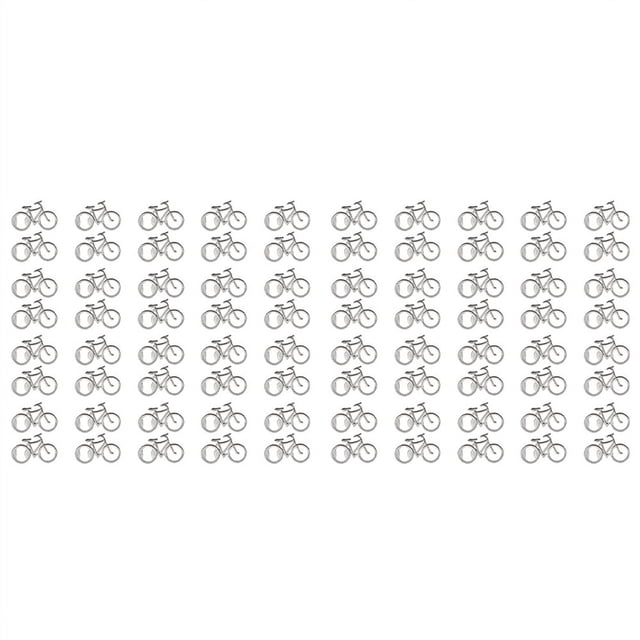 80Pcs/Lot Metal Beer Bottle Opener Cute Bike Bicycle Keychain Key Rings for Bottle Openers Creative Gift for Cycling