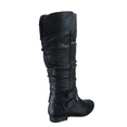 thumbnail image 4 of Toozon Women's Casual Knee High Riding Boots, Zipper Closure Faux Leather, Black, 7, 4 of 5