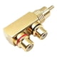 thumbnail image 3 of Adaptador divisor RCA 90 gra conectores RCA RCA Audio Video Splitter, 3 of 8