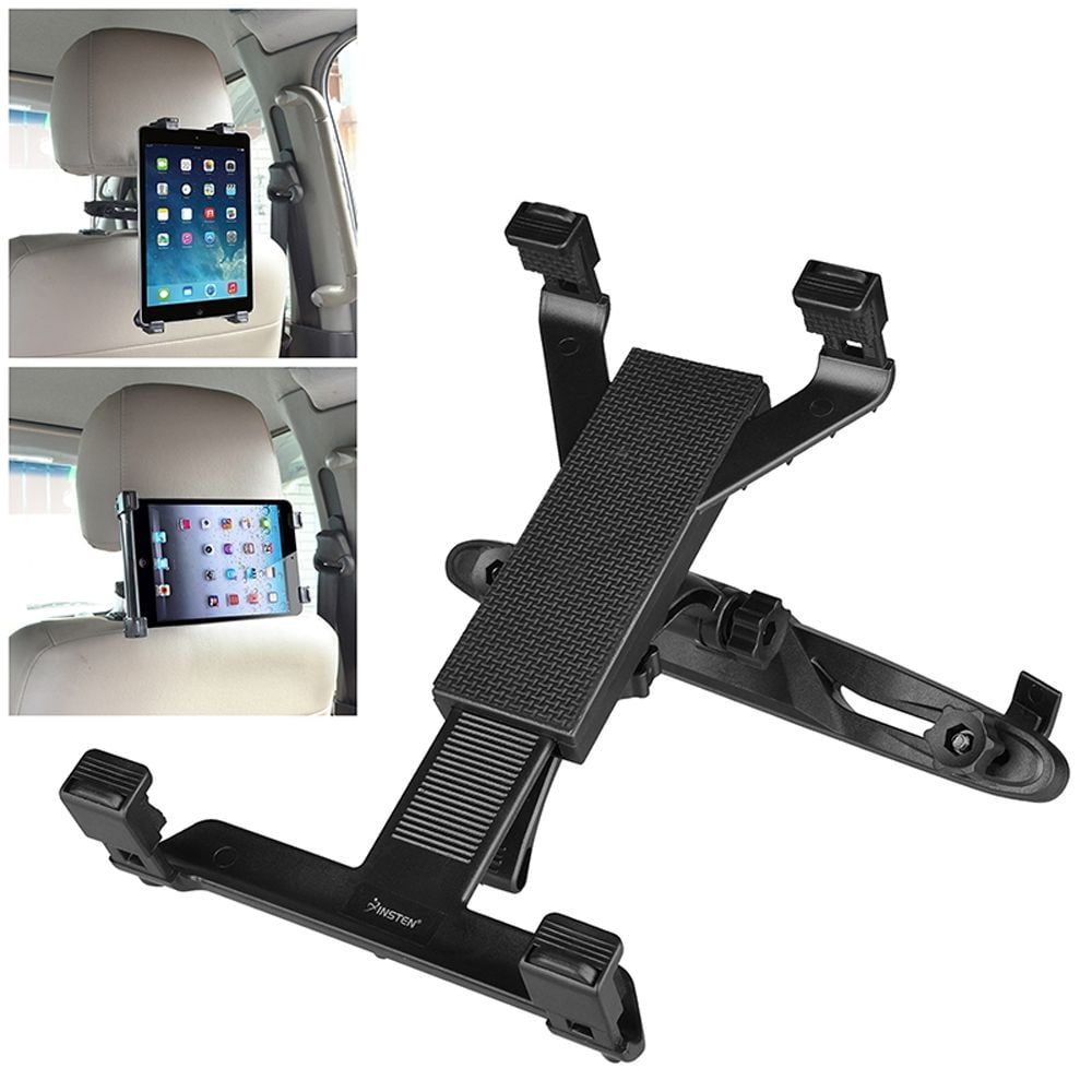 EEEKit Car Tablet Headrest Mount Black for 4~11-inch Smartphones and Tablets Tablet Holder Back Seat Stand Cradle Compatible with New iPad 2018 Pro 9.7 10.5 Air Mini 2 3 4