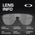 thumbnail image 4 of Oakley OO9248 Corridor Rectangle Shaped Non-Polarized Sunglasses for Men - Includes Official Eyewear Kit - Matte Black Frame with Prizm Black Lens, 4 of 6