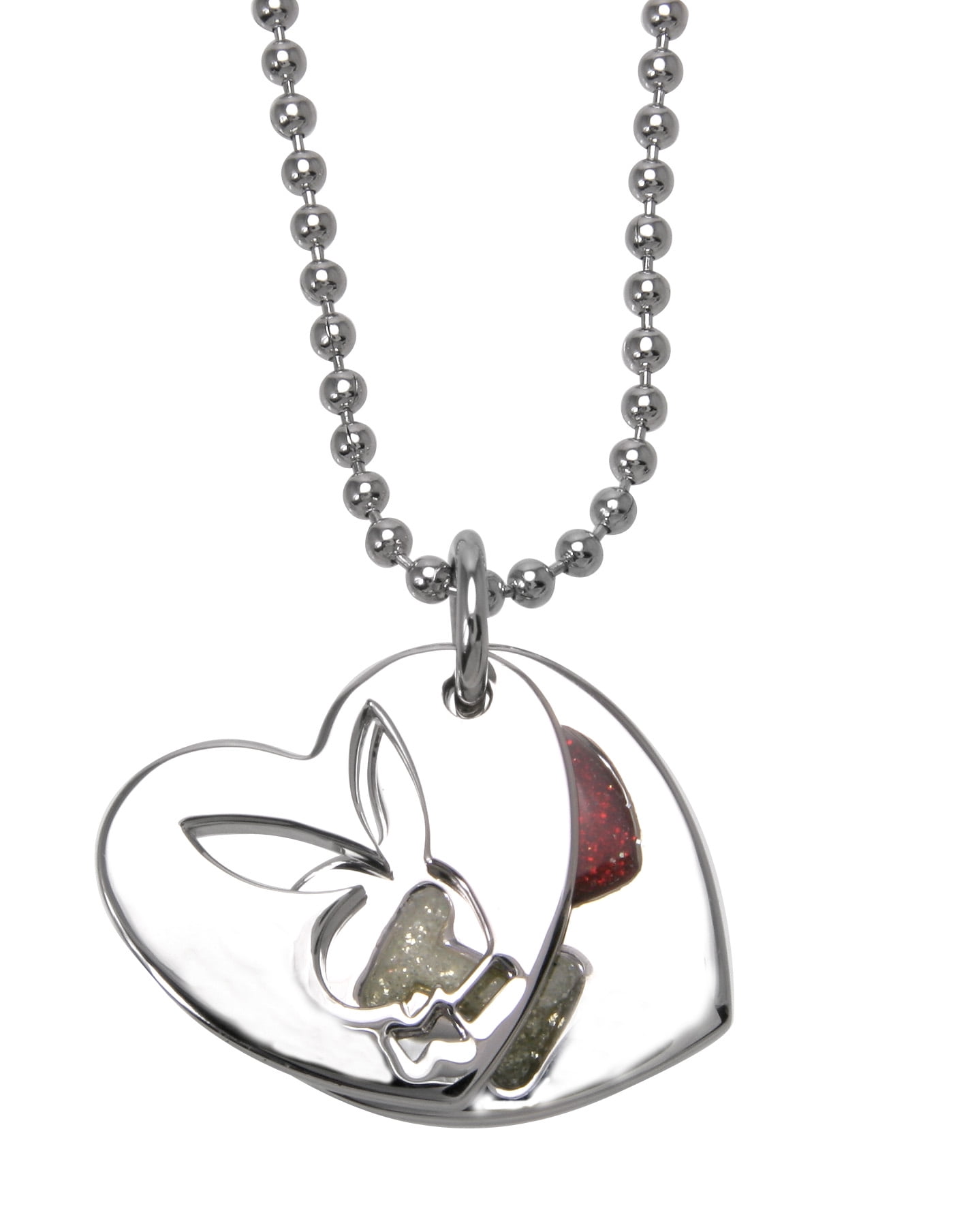 PLAYBOY, Jewelry, Playboy Necklace Bunny Pendant Floating Heart Charm Y2k  Nwt New With Tag In Box