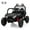 Black, variant on M optimized 24V 2 Seater Ride On Car, Off-Road UTV for Kids w/Metal Frame, 20 Inch Wide Seat, 400W Electric Vehicle Toy Car w/Pop Music, 3 Speeds for Boys and Girls