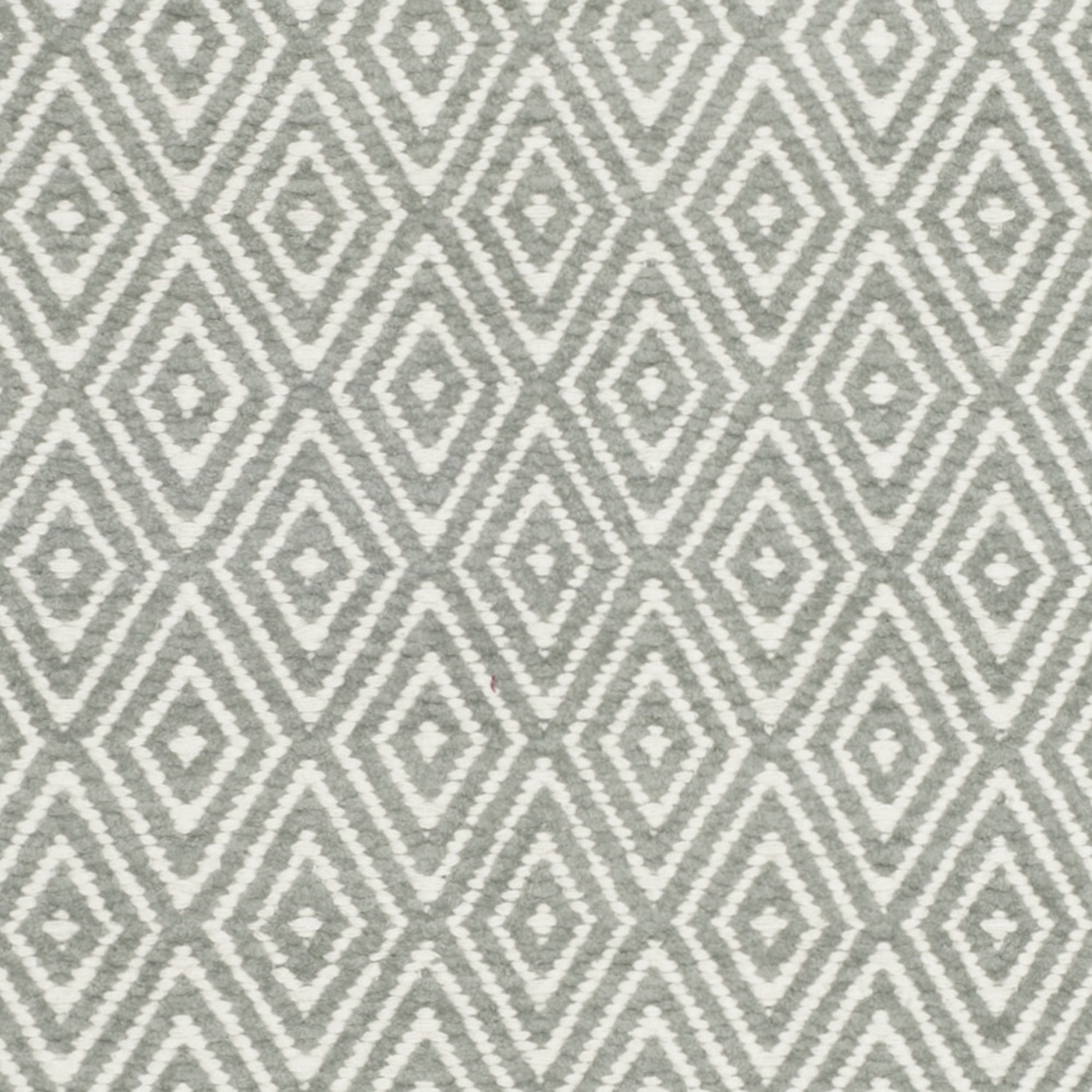 SAFAVIEH Boston Victoria Geometric Cotton Runner Rug, Grey, 2'3" x 9'