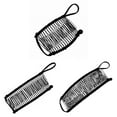 thumbnail image 6 of KRONDO Stretch Banana Clip Double Side Lazy Women Hair Comb Hair Easy Bun Accessories Styling Curly Tool Thi Maker R9V7 Ponytail Mohawk, 6 of 7