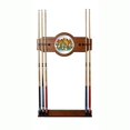 thumbnail image 1 of Texas Hold 'Em 2 Piece Wood And Mirror Wall Cue Rack, 1 of 2