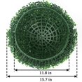 thumbnail image 4 of Bolsa de Planta Artificial Topiaria Sunnyglade 40 cm Bola de Buxo Sintético x2, 4 of 7