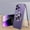 Purple, variant on Double-Sided Magnetic Case for iPhone 16 Pro Max,Luxury Metal Bumper Case Built-in Tempered Glass Screen Protector Cover Full Body Protective Shell for iPhone 16 Pro Max,Black