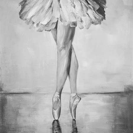 Studio Ballerina - Ballerina Classic Steps Poster Print by Atelier B Art Studio (12 x 12)