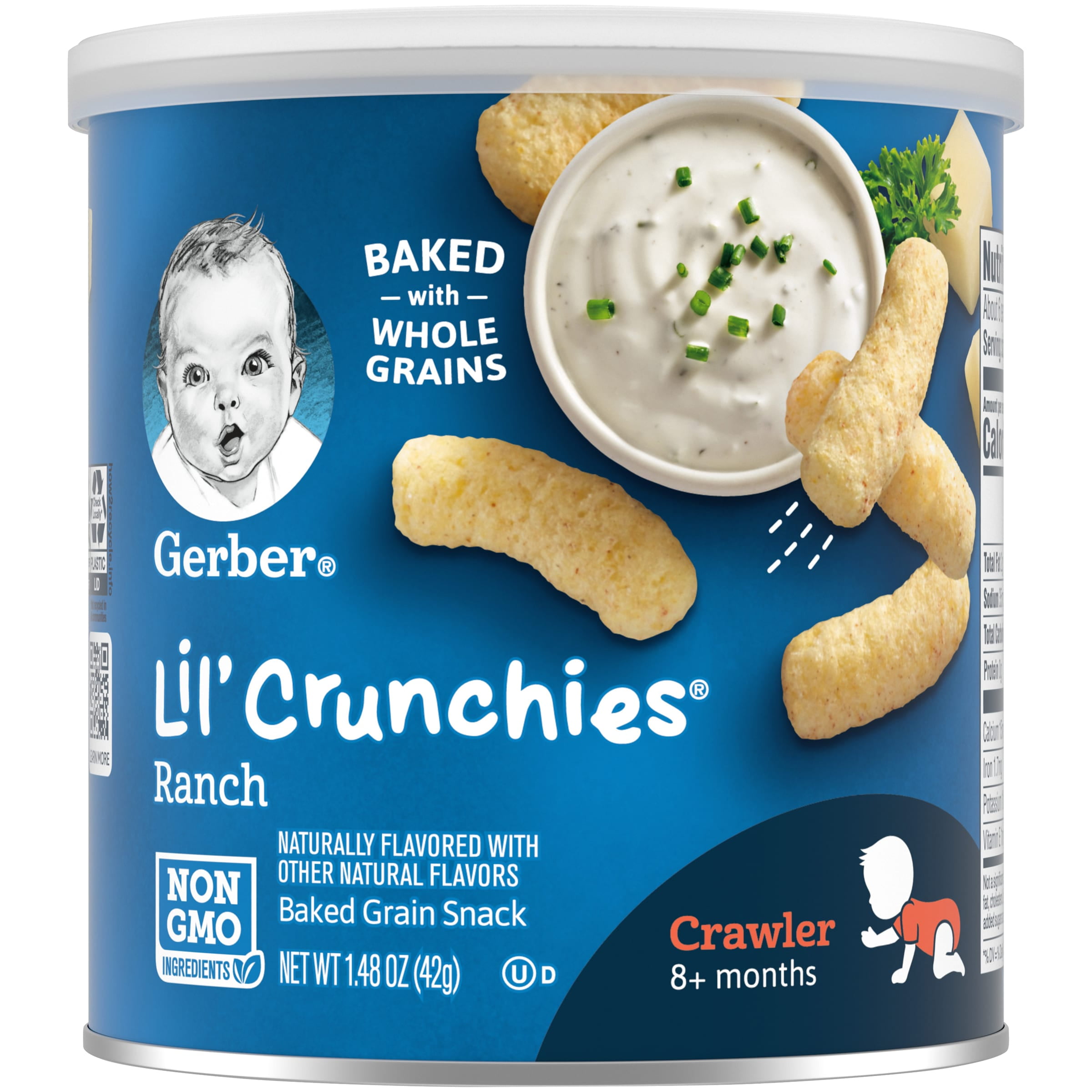 Gerber Ranch Baby Snack, 1.48 oz Canister