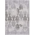 thumbnail image 2 of 7â€™ x 10â€™ Gray Dripping Damask Area Rug, 2 of 5