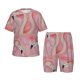 thumbnail image 1 of Balery Flamingos Conjunto de Pijama Infantil de Manga Corta con Estampado – Ropa de Dormir de Algodón Suave-X-Large, 1 of 6