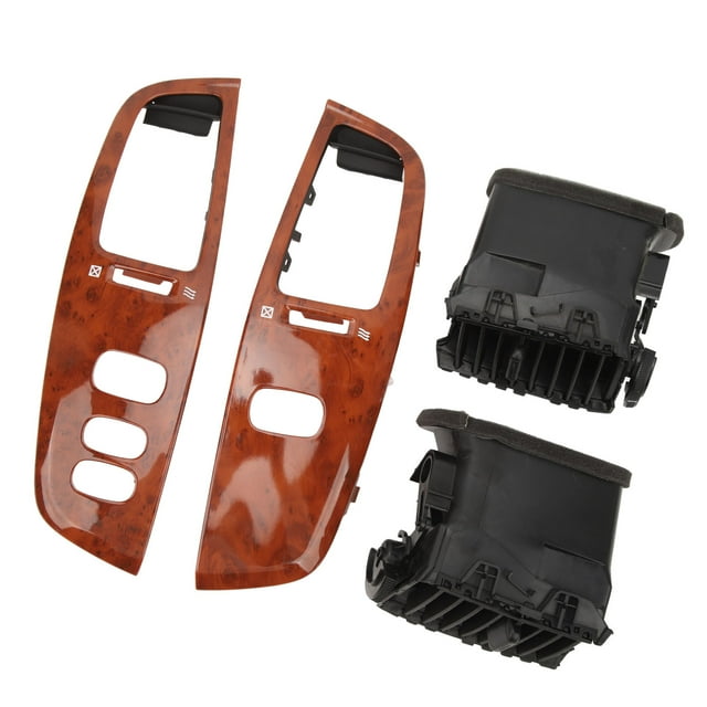 Kit de Ventilation de Tableau de Bord, Sortie d'Air Gauche Droite Résistante à l'Usure Durable Anti-Rayures avec Panneau pour Land Cruiser FJ100