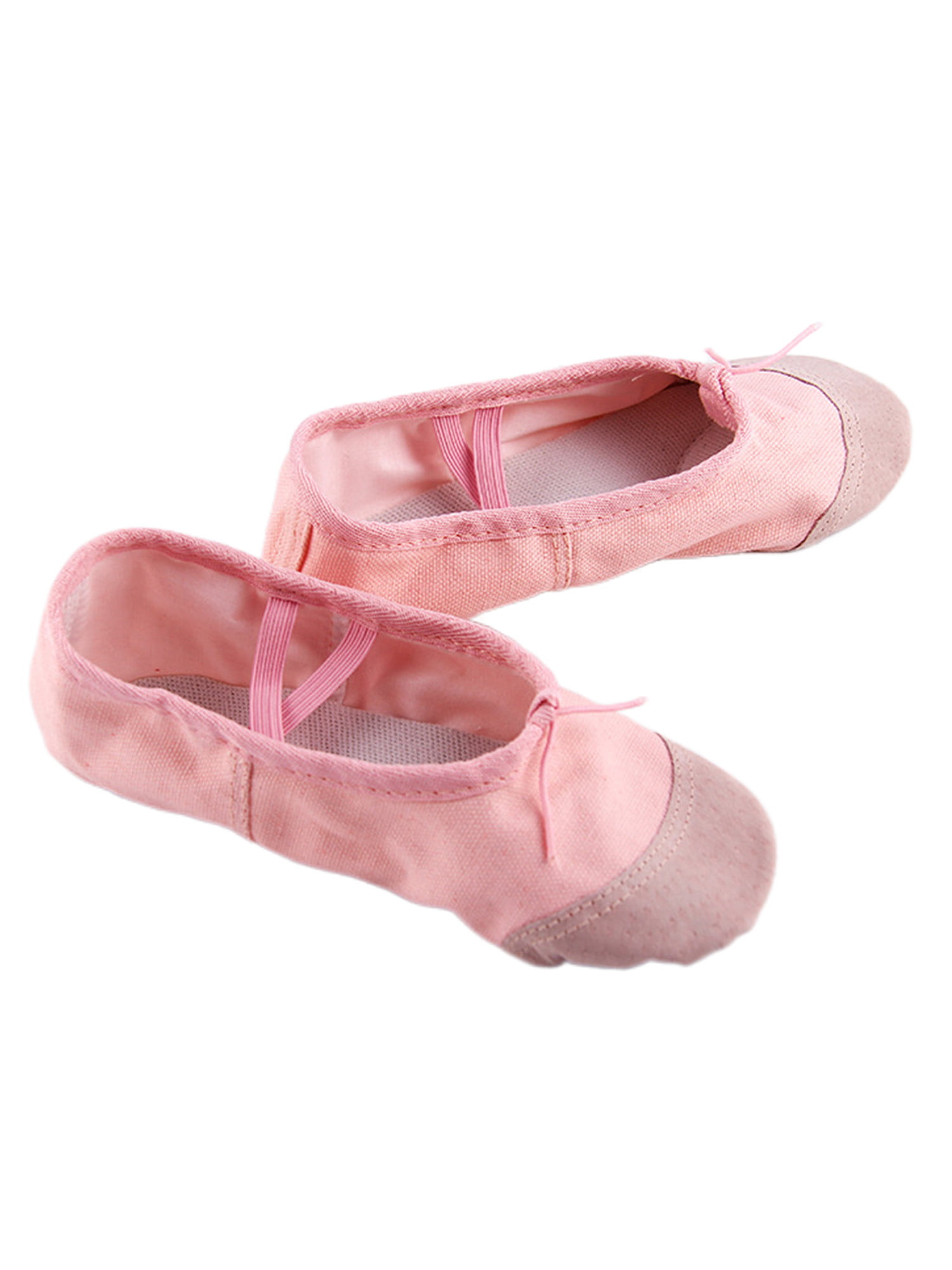 Ballet Shoes Canvas Pink Split Sole Gymnastic Yoga 