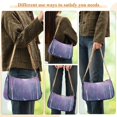 thumbnail image 4 of FORMRS Womens Shoulder Bag with Chain Strap Clutch Purse Cute Tote Handbag, Purple Forest, 4 of 7