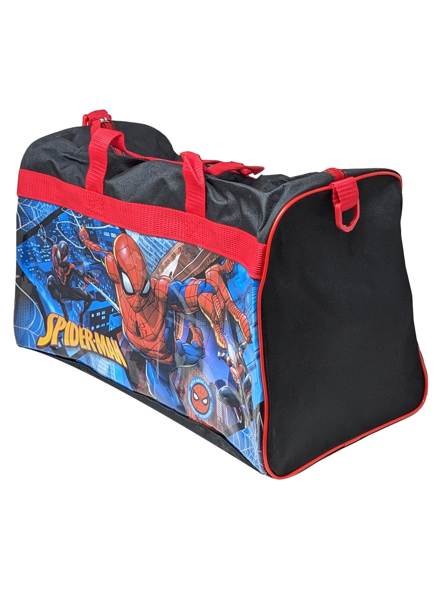 Ruz Spider-Man 600D Polyester Duffle Bag with Printed PVC Side