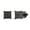 Black Plated White Gold, variant on Collection Round Black Diamond Square Ice Cube Screwback Stud Earrings for Men (0.26 ctw, Color Black, Clarity Opaque) in Black Plated 14K White Gold