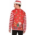 thumbnail image 4 of BuySeasons 402383 Adult Santa Sublimation Shirt, Standard Size, 4 of 4