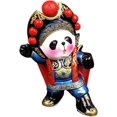 thumbnail image 1 of GHSDFBB Statue Decorations Chinoiserie Sichuan Opera Face Changing Panda Peking Opera Facial Makeup Decoration Cartoon Feature Gift Home Decoration Dining Room Decoration Home Decor Object (Colo, 1 of 3