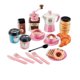 thumbnail image 1 of Juego de juguetes de simulación, pequeños postres de hielo para la tarde, platos para pasteles, platos, kit de simulación, molde de juguete para casa, accesorio para niñas, juego de cafetera de regalo kenally FN000716-02, 1 of 7