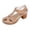 Brown, variant on IEMIEMIEM Womens Platform Heels Closed Toe Womens Orthopedic Heels Comfortable Slip On Chunky Block Pumps Shoe for Wedding Party Evening Prom Dance Walking Beach Vacation Blue 9 Wide